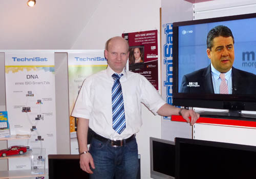 Thomas Fleer im Showroom